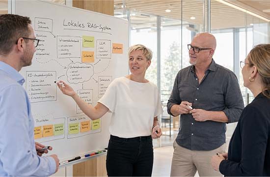 Corinna und Martin im KI-Workshop